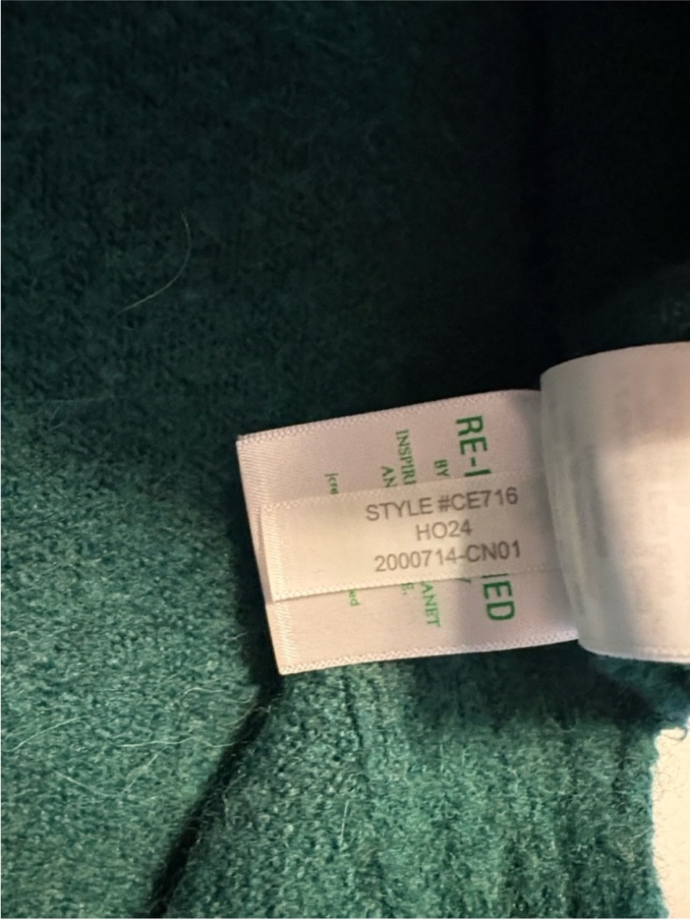 J. Crew Turtleneck Sweater in Supersoft Yarn Size Medium Green Oversized Fall - Picture 7 of 8